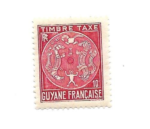 French Guyane 1947 - M - Scott #J22 * | Europe - France & Colonies