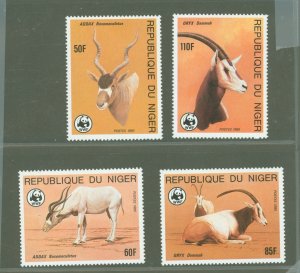 Niger #688-691  Single (Complete Set) (Fauna)