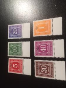 Uganda sc J7-J12 MNH comp set