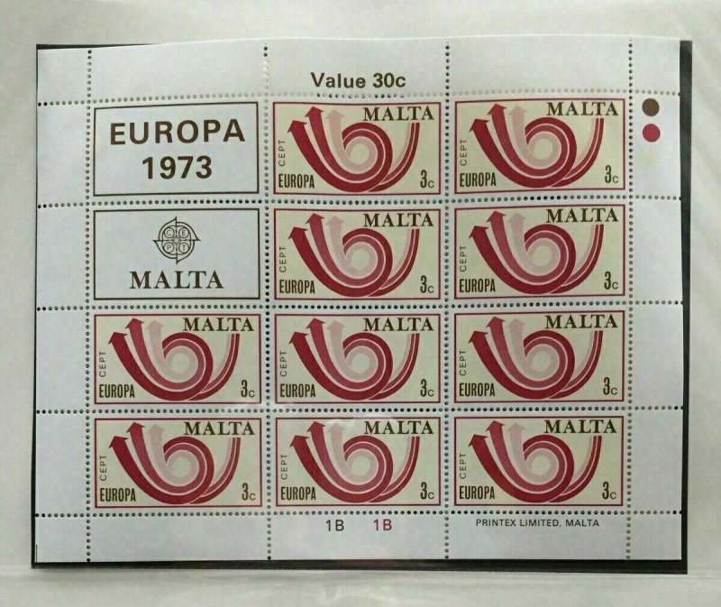 Yugoslavia Malta Bulgaria Romania Czech 1970s Europa Sheets AlbumGM648