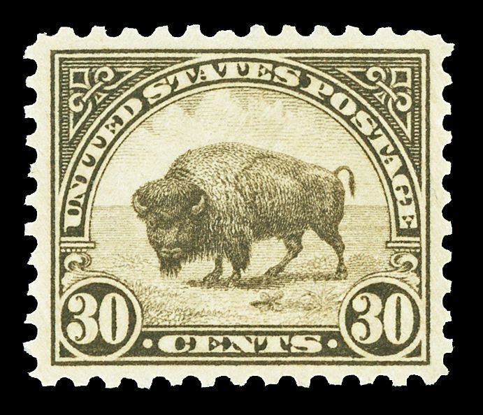 Scott 700 30c Buffalo Rotary Press Issue Mint VF NH Pen Mark Cat $21