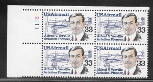#C113 MNH Plate Block