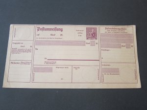 Germany postan instruction  OurRef:1516
