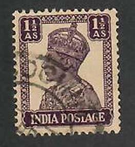 India;  Scott 172a; 1942; Used