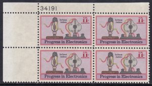 C86 Electronics Progress Plate Block MNH