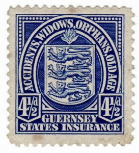 (I.B) Guernsey Revenue : States Insurance 4½d