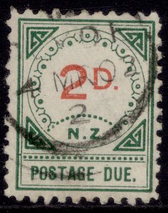 NEW ZEALAND QV SG D11, 2d vermilion & green, FINE USED. Cat £10. CDS