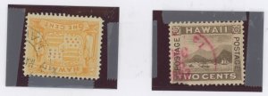 Hawaii #74-75 Used Single