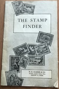 The Stamp Finder Handbook H E Harris 1946 Edition Used L37