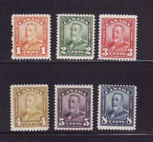 Canada 149-154 MH King George V