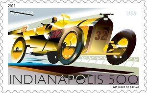 US 4530 Great Indianapolis 500 forever single (1 stamp) MNH 2011