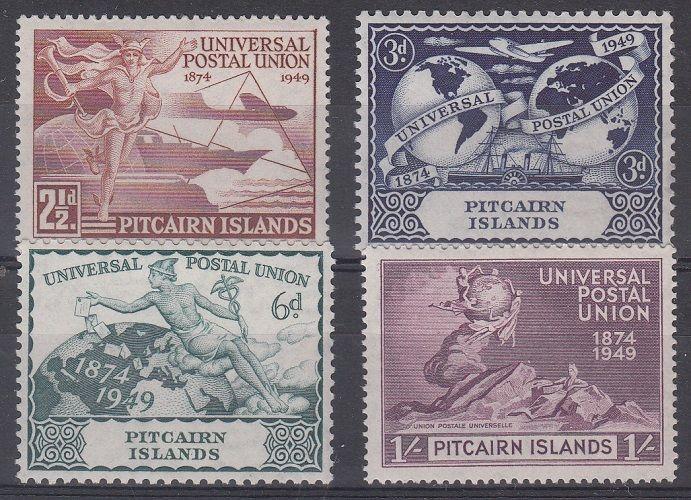 Pitcairn Islands Scott 13-16 Mint NH (Catalog Value $44.00)