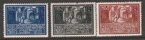 1933 Postal Exhibition Cinderella Stamps  Austria