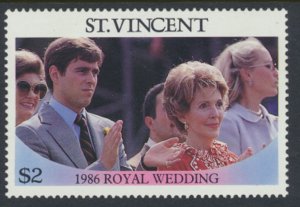 St Vincent  Sc# 959a MNH Royal Wedding  see details & scan