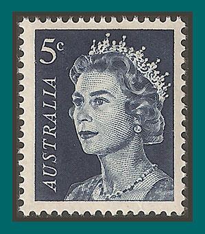 Australia 1967 Queen Elizabeth II, MNH  399,SG386c