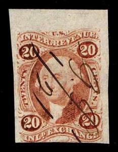 US. #R42a USED REVENUE ISSUE OF 1862-71 - FINE - CV$17.00 (ESP#0083)