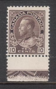 Canada #116 Mint Lathework C