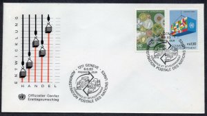 United Nations 1983 - Geneve - Trade and Development - FDC