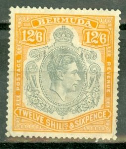 IY: Bermuda 127a unused no gum CV $110