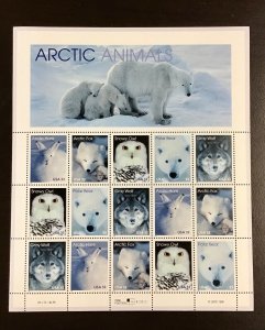 3288-3292    Arctic Animals  Lot of 10 sheets FV  $49.50   Issued in  1999