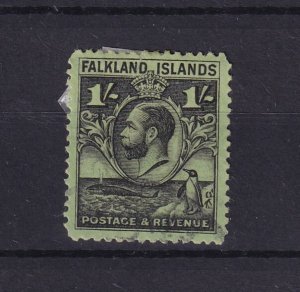 Falkland Islands KGV 1936 1/- Penguin SG122a Fine Used BP16223