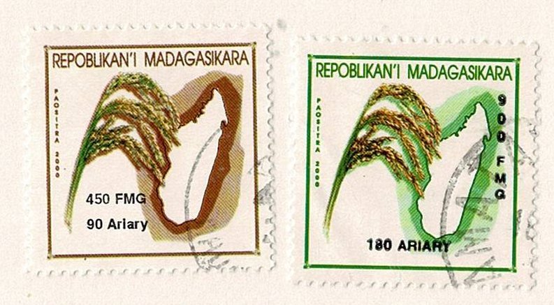 Madagascar #1403A,f modern issue not priced