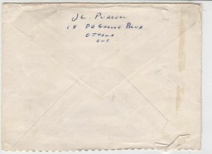 Canada 1949  FDC Ottawa Cancel King George vl Five Stamps Cover ref 22036