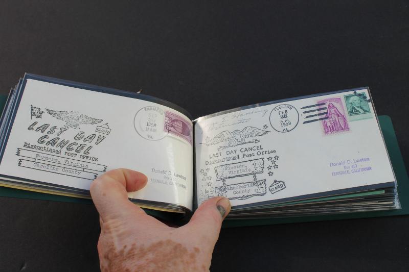 US Collection Vintage Discontinued Post Office "Last Day" DPO Lot of 50