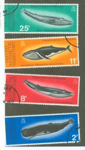 British Antarctic Territory #64-7  Single (Complete Set)