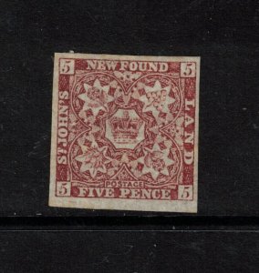 Newfoundland #19 Very Fine Mint Lightly Hinged 