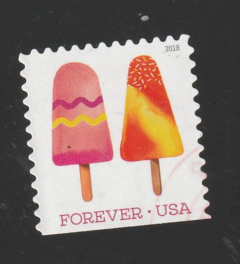 SC# 5294 - (50c) - Frozen Treats Scratch & Sniff - 10 of 10 - Used Single