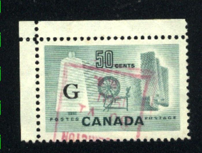 Canada #O38   -5  used  1953-55 PD