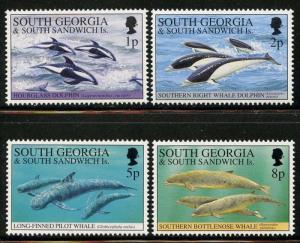 South Georgia 1994 Whales & Dolphins set Sc# 178-89 NH