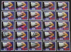 U.S. Used #2394 $8.75 Express Mail, Lot of 25. Choice! Scott: $200.00