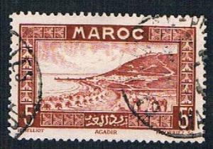 French Morocco 127 Used Roadstead (BP698)