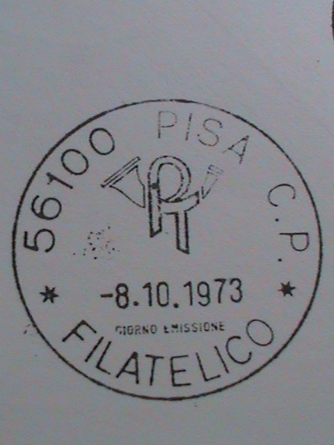 ​ITALY-FDC- 1973-SC# 1117 FAMOUS OF ROME- TOWEL OF PISA MINT FDC VERY FINE