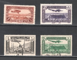 Syria  #C48, C80-C82   VF, Used,  CV $2.90 ......  6160121