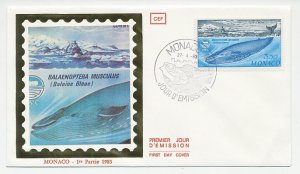 Cover / Postmark Monaco 1983 Whale