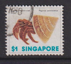 Singapore #272  used 1977  marine life $1
