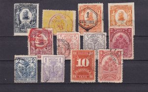 SA20h Haiti 1890's - 1910's selection of used stamps