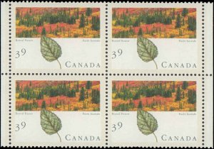 Canada #1283a-1286b, Complete Set(4), Panes of 4, 1990, Never Hinged