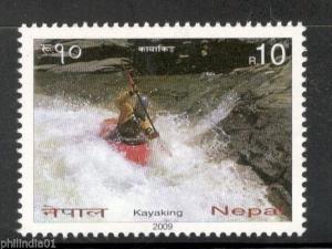 Nepal 2009 Water Sports Kayaking 1v MNH # 3140