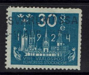 Sweden SC# 202, Used -  Lot 032217