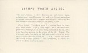 LONDON INTERNATIONAL STAMP EXHIBITION 1960 Souvenir Sheet