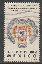 MEXICO C387 World Telecommunications Day. Used. VF. (1191)