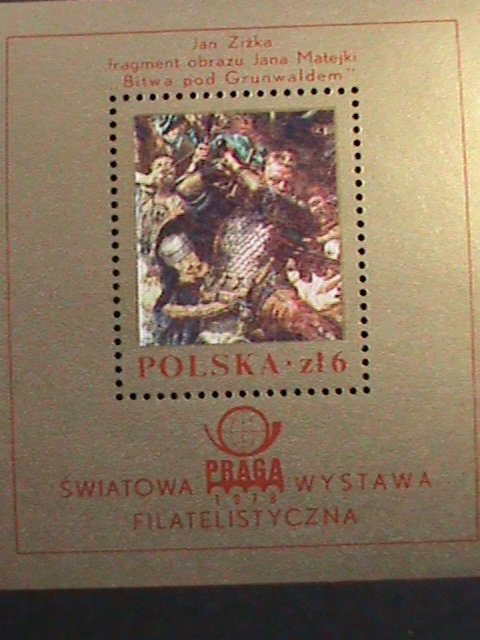 POLAND-1978 -SC# 2282 BATTLE OF GRUNWALD-PRAGA'78 STAMPS SHOW-MNH-S/S VF