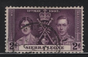 Sierra Leone 171 Coronation Issue 1937