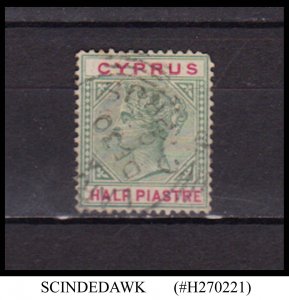 CYPRUS - 1894-96 QV SCOTT#28 - 1V - USED
