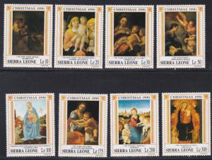 Sierra Leone # 1284-1291, Christmas, NH, 1/2 Cat.