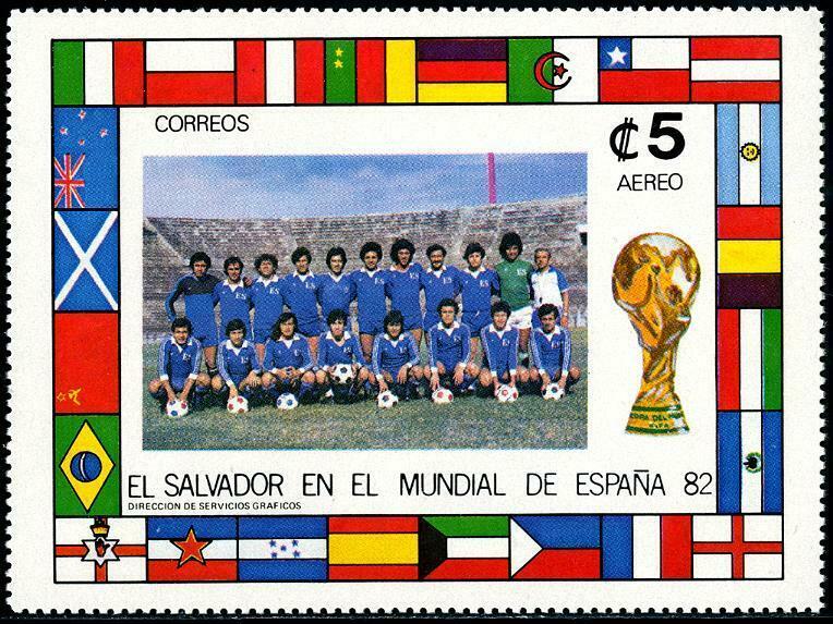 HERRICKSTAMP SALVADOR Sc.# C523 Soccer (Scarce) S/S